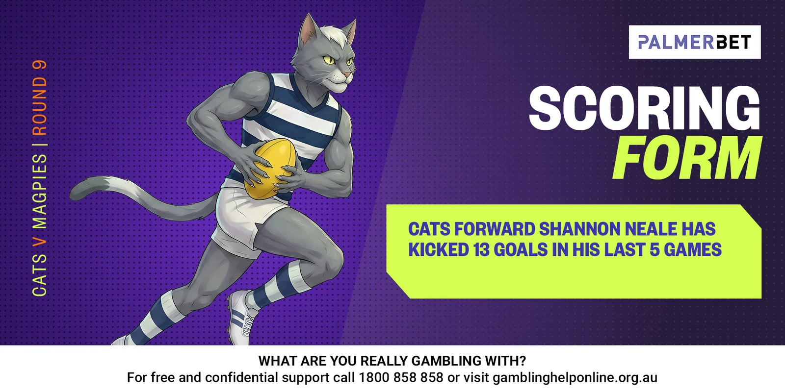 AFL stat tile: Scoring Form
